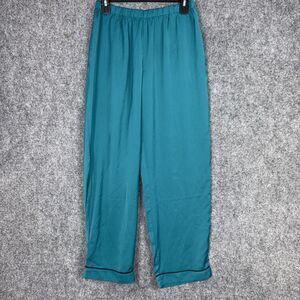House of Harlow pajama pants Womens Size S Teal Green Pull on Silky  Lounge